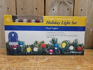 Bethlehem Lights Roman Inc. 70 Holiday Light Set Red & Clear Indoor/Outdoor NEW - Picture 1 of 4