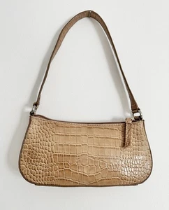 Vintage Y2K 90’s Nine West Beige Snakeskin Mini Shoulder Bag - Bild 1 von 6