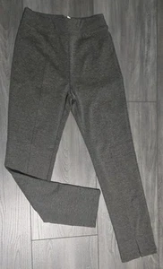 GAP Kids Girls Pull-On Pintuck Ponte Pants Split-Hem Elastic-Waist Gray Sz L(10) - Picture 1 of 5