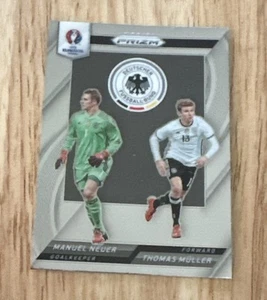 2016 Panini Prizm UEFA Manuel Neuer - Thomas Muller - Germany Euro Country Duals - Picture 1 of 2