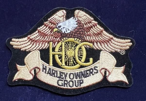 HOG HARLEY OWNER’S GROUP (HARLEY DAVIDSON) EAGLE CLOTH PATCH BADGE - Picture 1 of 3