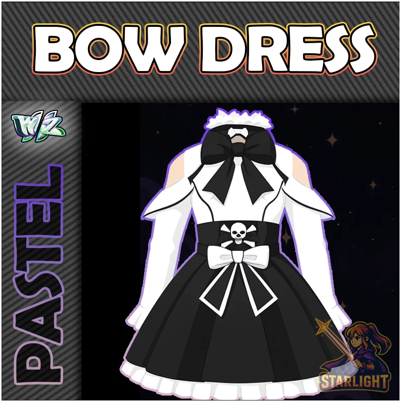 ROBLOX WORLD ZERO WINGS,ARMOR,COSTUME,ACCESORIES,COSMETICS Roblox World Zero WZ - BOW DRESS - PASTEL HEX ITEMS