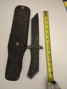 Boker Plus 440C Armed Forces Tactical Fixed Blade Knife (13"/7.3"Blade) - Picture 1 of 11