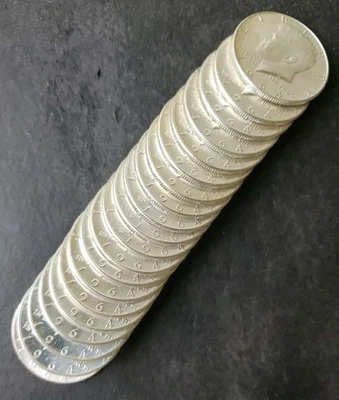 Lot of 20 1964 50c Kennedy Silver Half Dollars - Image 1 of 2