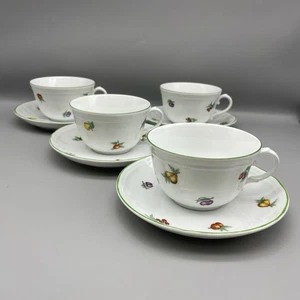 Richard Ginori Eden Set di tazze e piattini per 4 - Fuori produzione, One Rim Chip - Foto 1 di 10