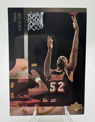 1995 Upper Deck Basketball Trading Card Miami Heat SE135 Matt Geiger - Image 1 of 2