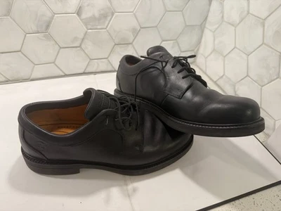 Timberland Black Smart Comfort Zone Leather Loafers Size 10.5 Waterproof Lace Up - Image 1 of 4