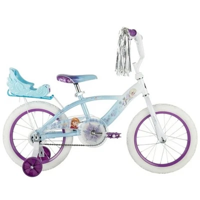 Huffy 16" Disney Frozen Kids' Bike, Fits Riders 3'5" - 4'0", Blue, Child, Girl's - Image 1 of 4