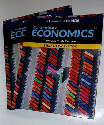 Cengage Contemporary Economics Textbook & Student Workbook 4th Ed Florida Ed NEW - Image 1 of 4