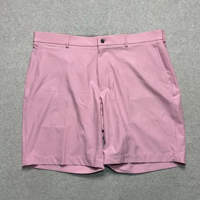 Pantalones Cortos de Golf Walter Hagen Para Hombre 40 Rosa Rayas 9" Rendimiento Elastizados Informales Foto 1 de 4
