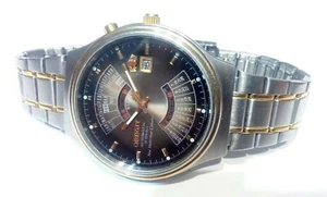 Wristwatch ORIENT NEW MULTI-YEAR-OLD CALENDAR.Iridescent gray dial.Service.   - Picture 1 of 12
