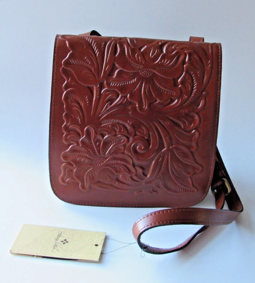 Patricia Nash Florence Tooled Granada Crossbody Bag Purse P33007