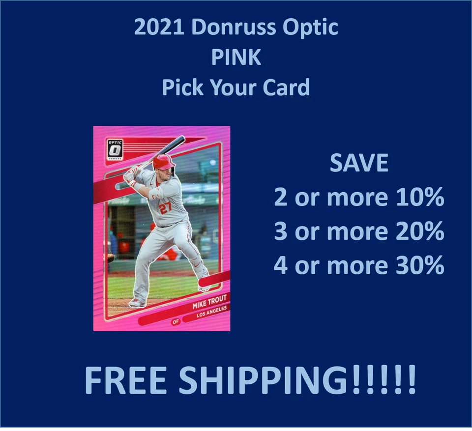 2021 Donruss Optic PINK You Pick/Complete Your Set!!!!! - Image 1 of 1
