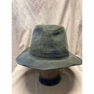 Vintage Indiana Jones Movie Cowboy Hat Disney Black Fedora (Men's Extra Large) - Picture 1 of 4