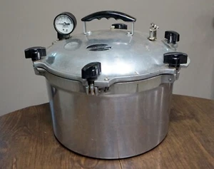 All American Pressure Cooker No. 915 Heavy Cast Aluminum Canner 15.5 Qt - Picture 1 of 9