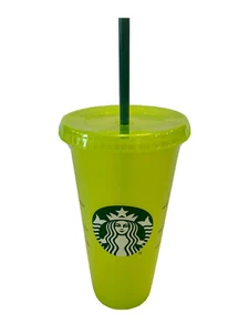 Starbucks Reusable COLOR CHANGE Cups 24Oz/Venti Size (YELLOW) - Picture 1 of 4