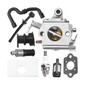 MS170 MS180 Carburetor For Stihl 017 018 MS170C MS180C Chainsaw with Tune Up Kit - Picture 1 of 5
