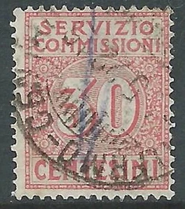 1913 REGNO SERVIZIO COMMISSIONI USATO 30 CENT - SC1 - Picture 1 of 1