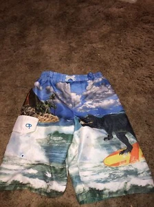 Boys OP Dinosaur Swim Trunks-M(8) - Picture 1 of 6
