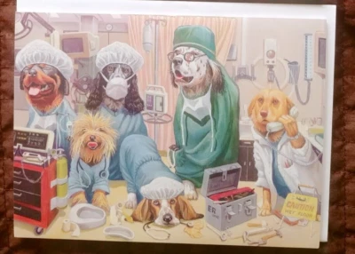 "Emergency Room Help", (1) Leanin Tree Get Well Card, New With (1) Envelope - Image 1 of 4