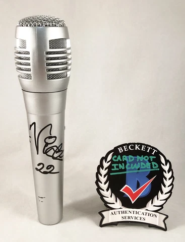 Vanilla Ice Signed Microphone Beckett BAS COA Cover