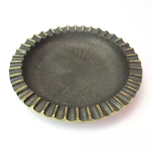 Solid Bronze Bowl Art Deco? Probably Denmark Vintage Bowl Denmark Approx 18cm - Picture 1 of 4