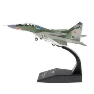 1:100 MIG-29 Fighter Attack Plane Display Model - Metal Mini Military Aircraft