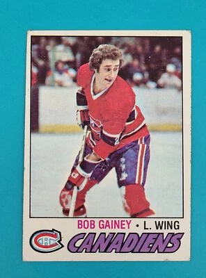 1977-78 Topps #129 Bob Gainey Montreal Canadiens HOCKEY Card Y9 - Image 1 of 2
