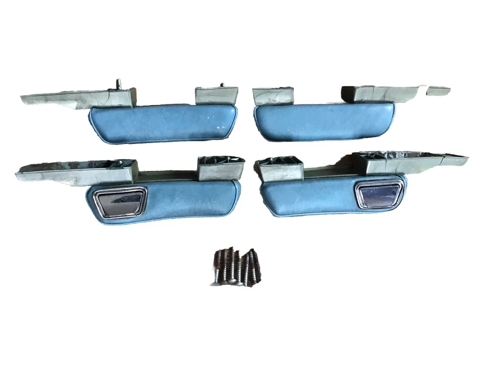 1967 Plymouth Valiant Dodge Dart Arm Rests Pads Bases Set OEM 2788044 2788045 - Image 1 of 4