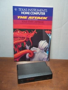 THE ATTACK (1980) For Texas Instruments Home Computer - Cartridge & Manual USA - Picture 1 of 11