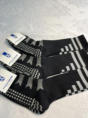 NUEVO CON ETIQUETAS ~ 3 pares de calcetines deportivos FitExtreme negros grises FitExtreme para mujer Foto 1 de 4