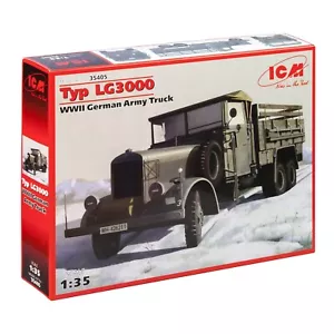ICM 35405 Plastik Auto Bausatz Modelle Maßstab 1:35 Typ LG3000, WWII Wehrmacht LKW - Bild 1 von 14