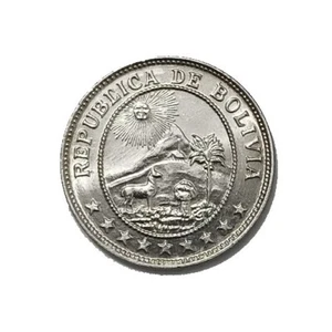 Bolivia coin, year 1939, 10 cents - Picture 1 of 2