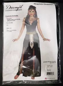 Dreamgirl Women's Exquisite Cleopatra Queen Of The Nile Costume Black/Gold Small - Picture 1 of 2