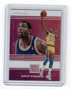 2017-18 Panini Status Basketball Status Quo #10 Magic Johnson Los Angeles Lakers - Picture 1 of 2