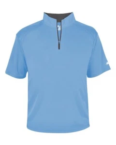Badger 419900 Mens Short Sleeve Moisture-Wicking B-Core 1/4-Zip Athletic T-Shirt - Picture 1 of 15