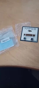 *NEW* Napier Color Declaration Silver Tone Blue Crystal Glass Leverback Earring - Picture 1 of 3