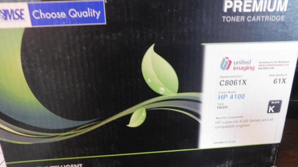 BLACK TONER CARTRAIGE Compatible With C8061X, HP 4100 - Image 1 of 1