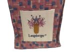 Longaberger Homestead Small Tote Project Bag American Flag Old Glory Patriotic