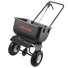 VEVOR Push Lawn Spreader 12ft Spreading Width 80lbs Capacity for Seed Fertilizer