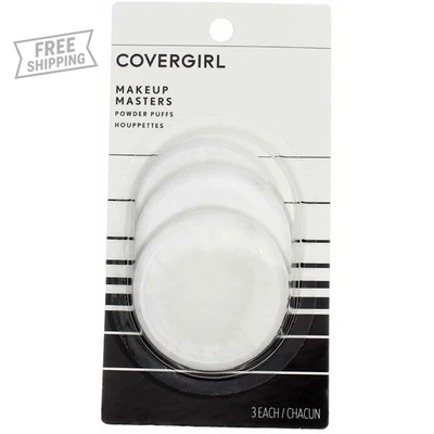 Puffs en polvo Makeup Masters, 3 quilates, paquete de 2 Foto 1 de 4