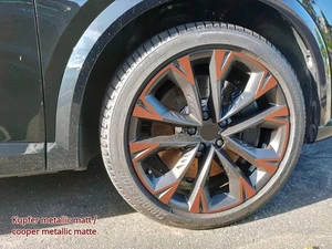 8x19 Inch ET40 Rim Stickers suitable for For Seat Cupra Formentor Artic Rims - Picture 1 of 22