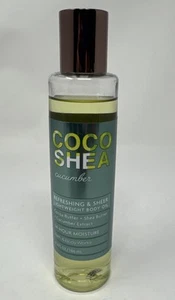 RARE Bath & Body Works Coco Shea Cucumber Refreshing & Sheer LightweightOil USED - Picture 1 of 4