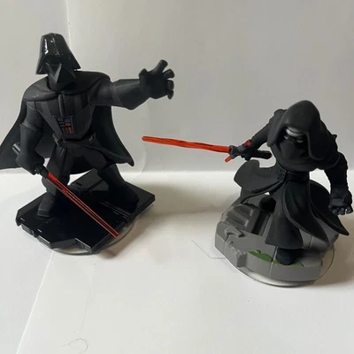 Lot of 2 Disney Infinity 3.0 Star Wars Figures - Kylo Ren & Darth Vader - Image 1 of 2