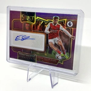 2022/2023 Panini Select EPL Emile Smith Rowe Pitchside Signature Purple /49 Auto - Picture 1 of 2