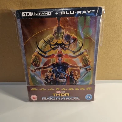 Marvels Thor Ragnarok 4K BLu Ray Steelbook - Zavvi Exclusive - Image 1 of 4