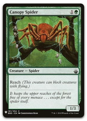 Canopy Spider #191 (LP) List Reprints LIST LIST Magic MTG - Image 1 of 2