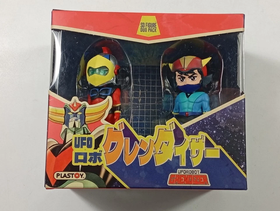 GOLDORAK - ACTARUS & ALCOR PACK DUO FIGURINE PLASTOY GRENDIZER NEW - Photo 1/4