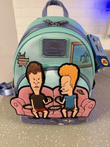Loungefly Beavis and Butt-Head Exclusive Mini Backpack With Sound Effects NWT - Picture 1 of 9