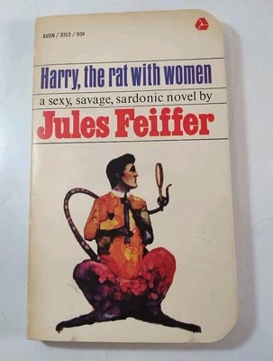 Harry the Rat with Women by Jules Feiffer  Vintage 1963 Paperback 1st Avon Print - Image 1 of 4